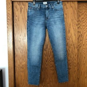 Hudson raw hem skinny jean